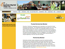 Tablet Screenshot of echsfund.com